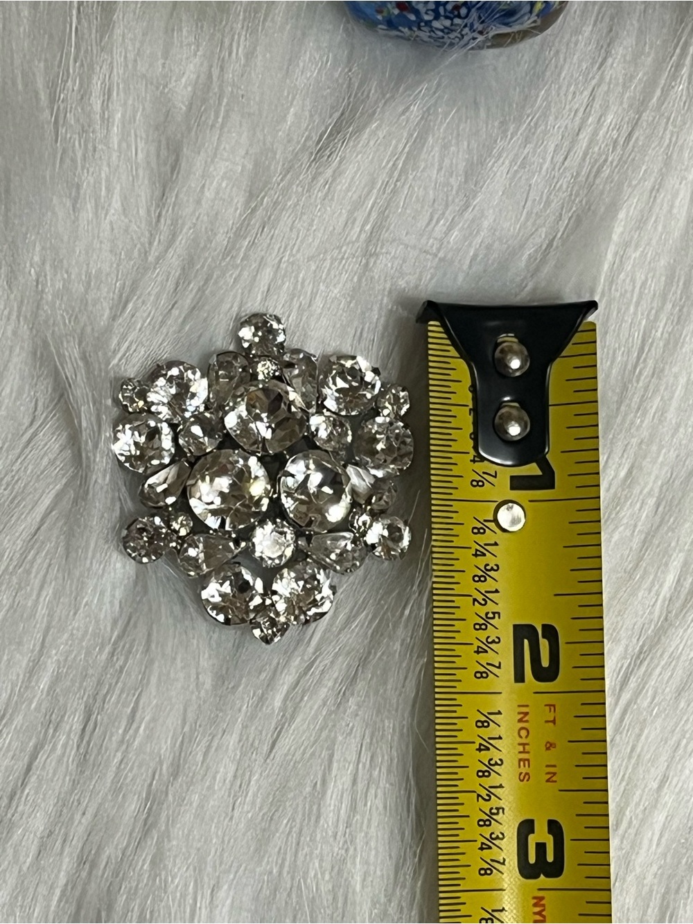 Weiss Rhinestone Brooch - Picture 8 of 9